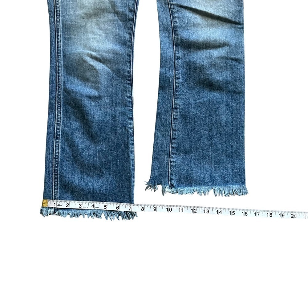 Madewell Cali Demi-Boot Jeans Frayed Hem - Picture 12 of 13
